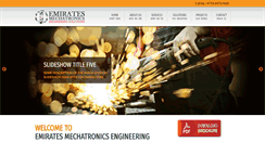 Desktop Screenshot of emiratesmechatronics.com